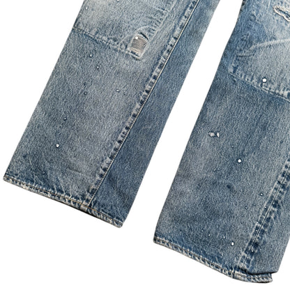 Kapital Washed IDG Super Distressed Selvedge Denim (Reconstructed)