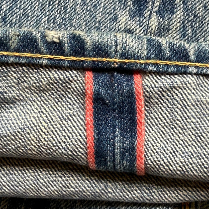 Kapital Washed IDG Super Distressed Selvedge Denim (Reconstructed)