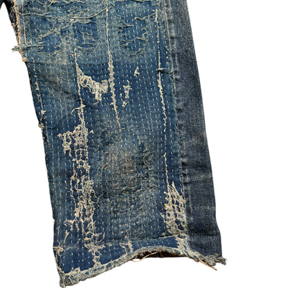 Kapital IDG Selvedge Boro Shorts