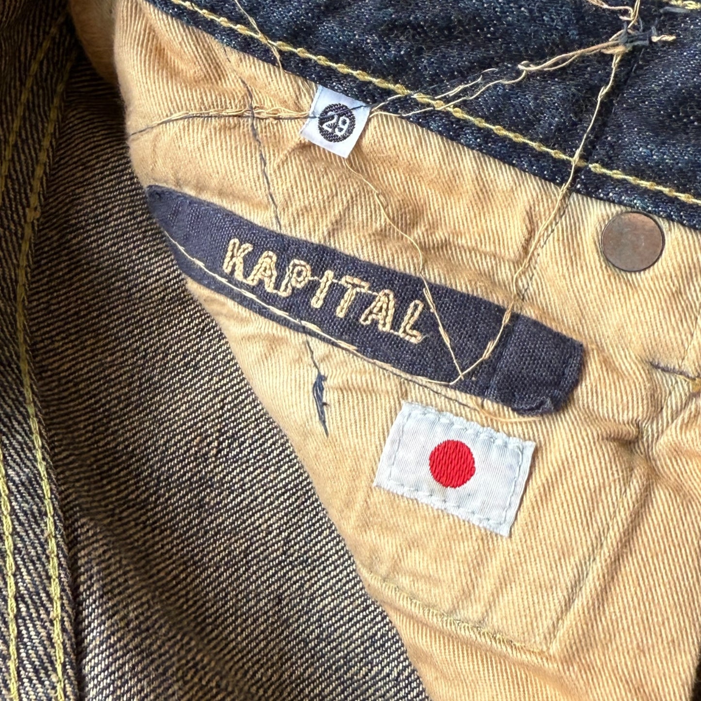 Kapital IDG Selvedge Boro Shorts