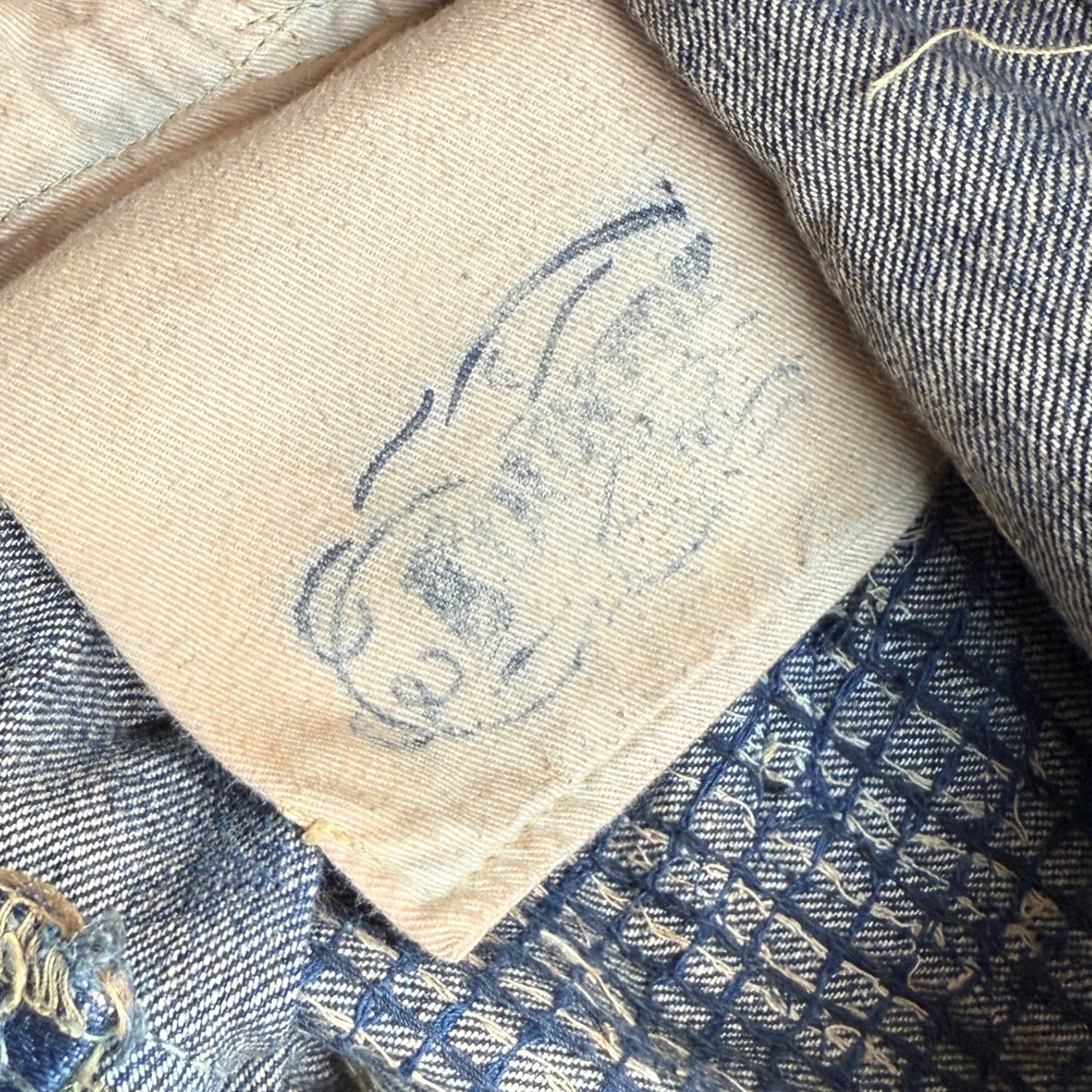 Kapital IDG Selvedge Boro Shorts