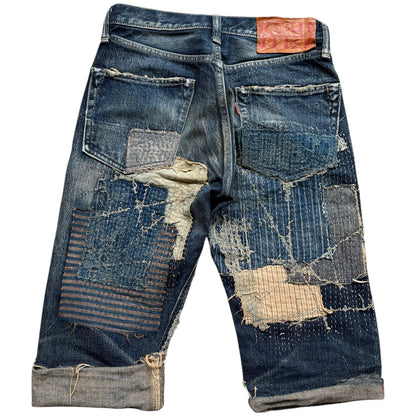 Kapital IDG Selvedge Boro Shorts