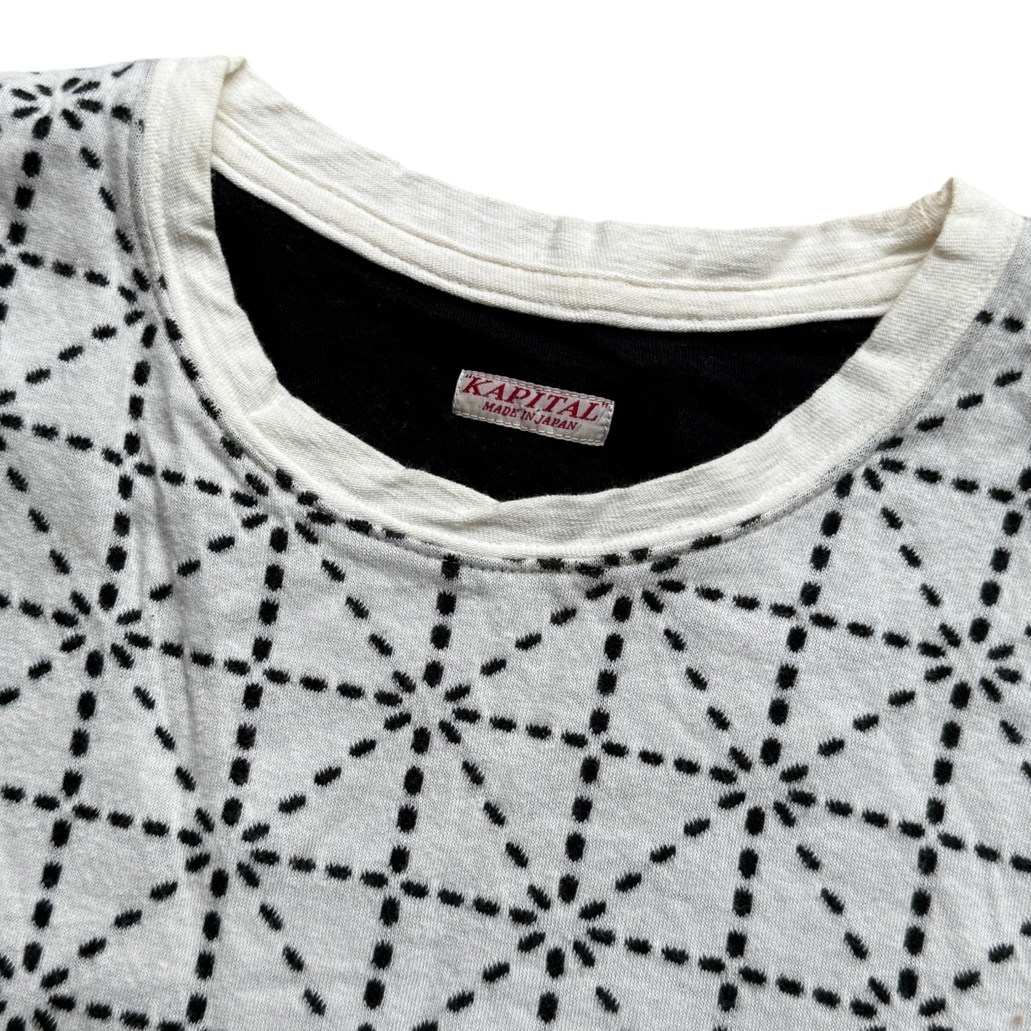 Kapital Do-Gi Sashiko Jersey Crew Long Sleeve