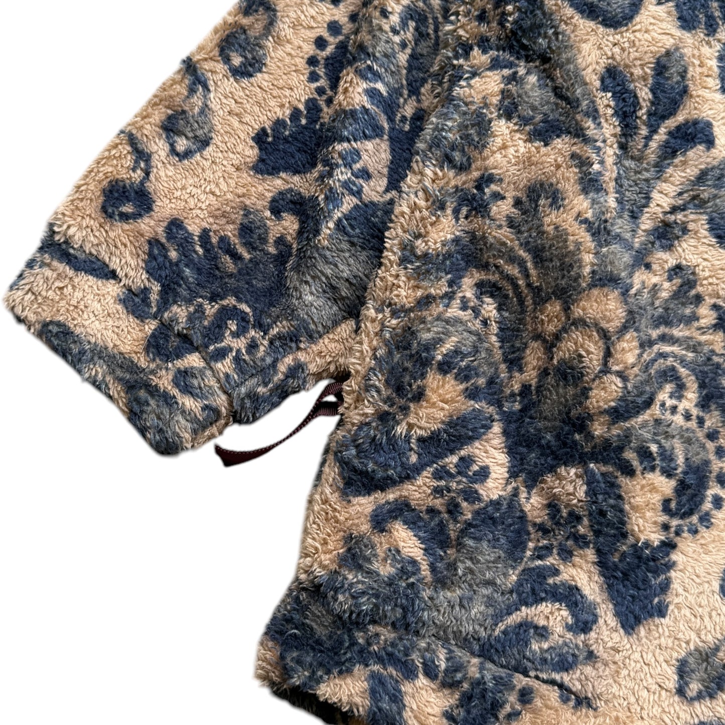 Kapital Damask Pattern Fleece Big High Neck Sweatshirt