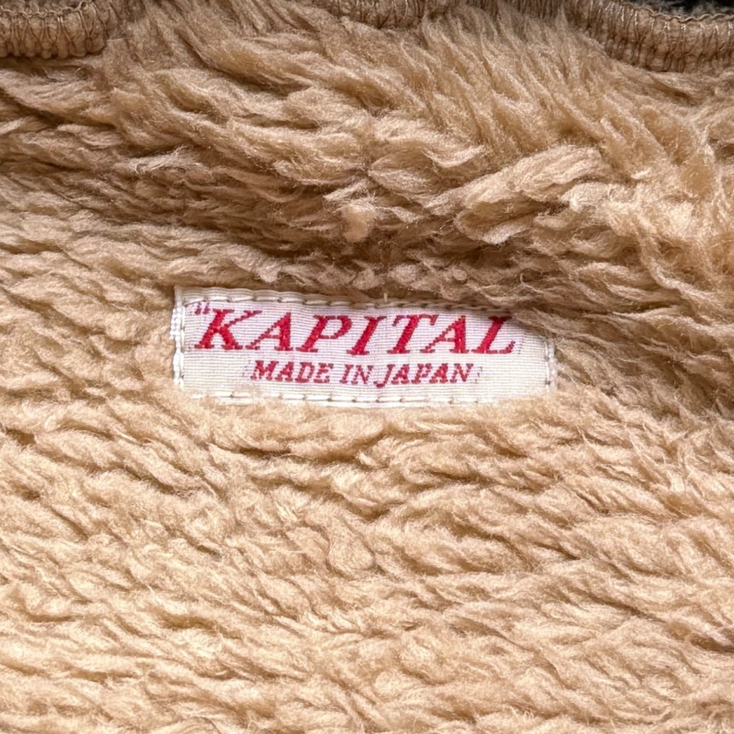 Kapital Damask Pattern Fleece Big High Neck Sweatshirt