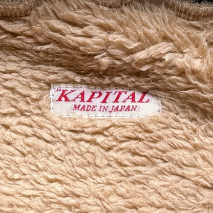 Kapital Damask Pattern Fleece Big High Neck Sweatshirt