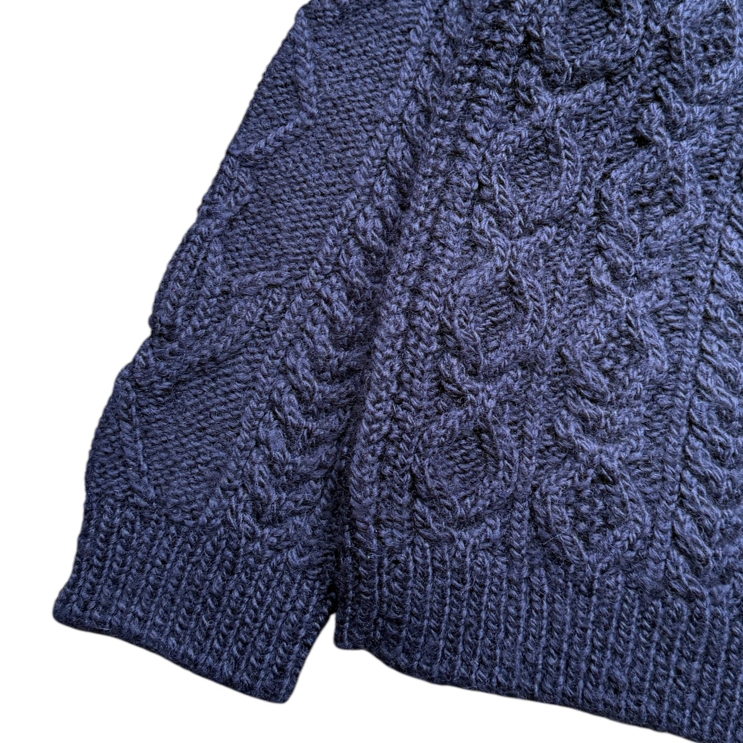 Kapital Wool Cable Knit Sweatshirt