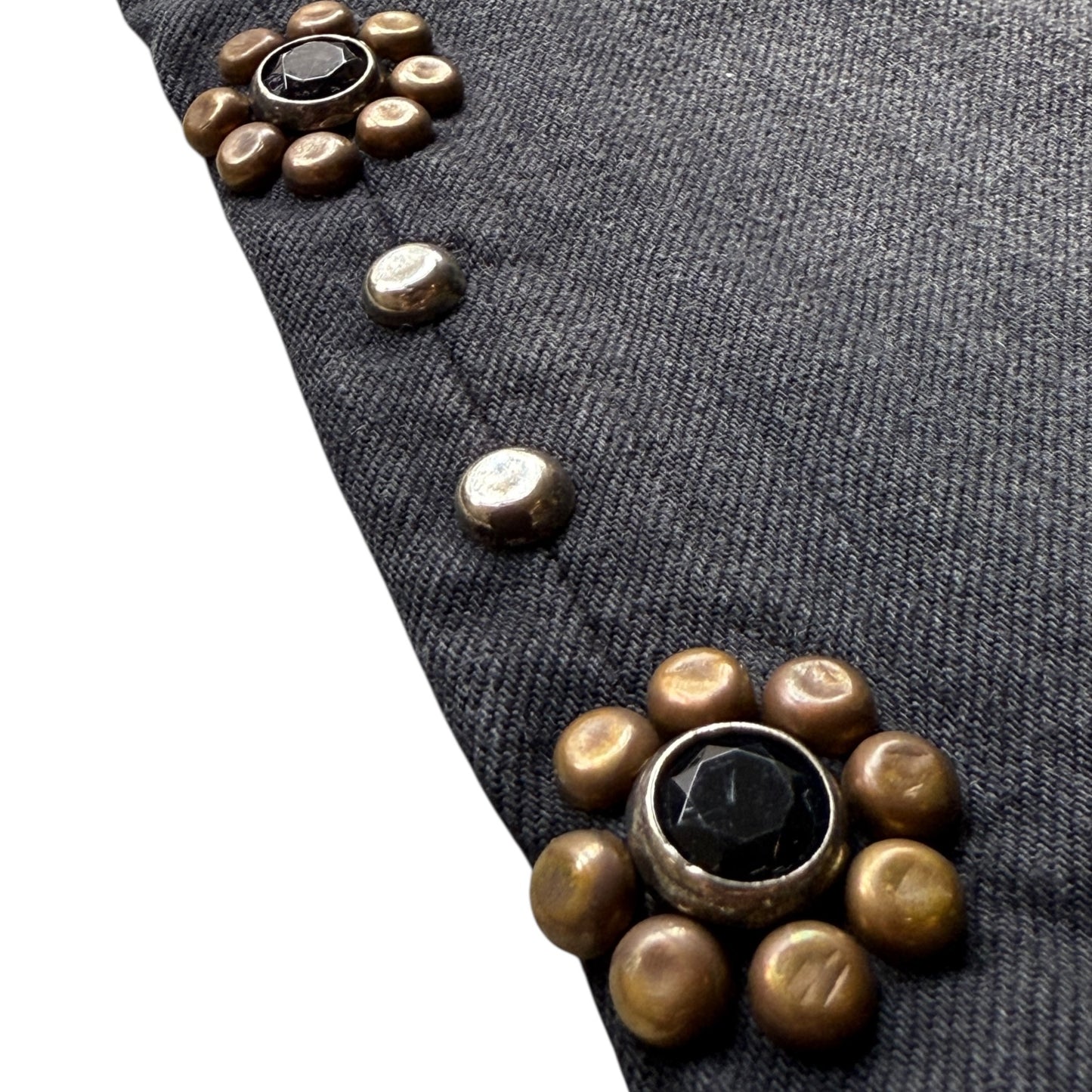 Kapital 14oz Black Denim 5P Monkey Cisco (Studs Remake) (Processed)