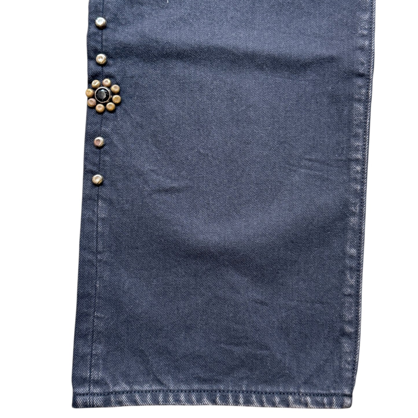 Kapital 14oz Black Denim 5P Monkey Cisco (Studs Remake) (Processed)