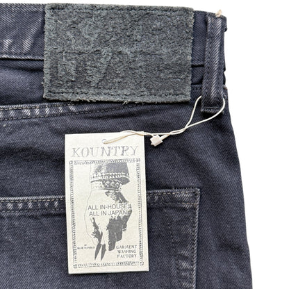 Kapital 14oz Black Denim 5P Monkey Cisco (Studs Remake) (Processed)
