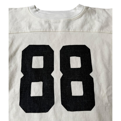 Kapital Tightly Woven Jersey Elbow Rip Football Long Sleeve Tee (88 Print)