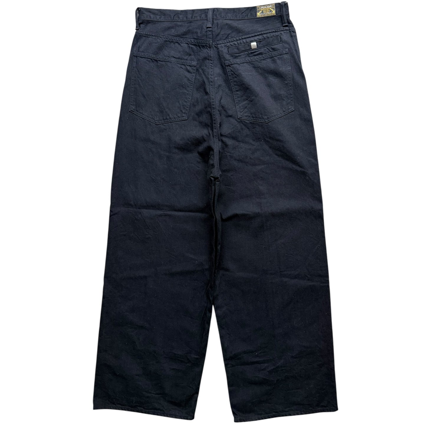 Kapital 12oz Yagasuri Jacquard Denim Port Baggy Pants