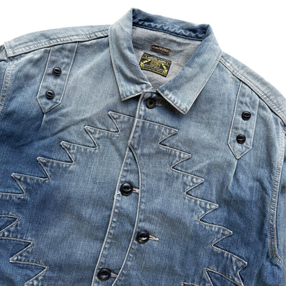Kapital 12oz Denim Santo Domingo Thunderbird Jacket (Processed)