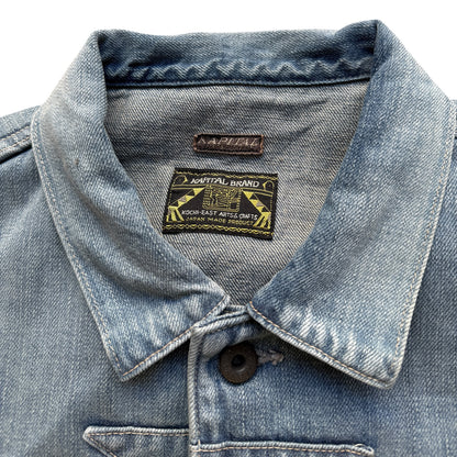 Kapital 12oz Denim Santo Domingo Thunderbird Jacket (Processed)