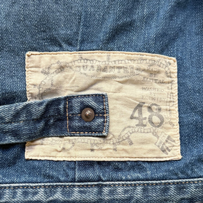 Kapital 12oz Denim Santo Domingo Thunderbird Jacket (Processed)