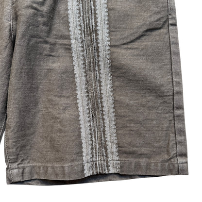 Kapital 12oz Yagasuri Jacquard Denim Shorts