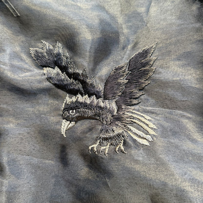 Kapital Sheer Pearl Mosquito Guard Souvenir Jacket (Crow and Skull)