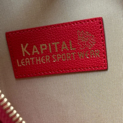 Kapital Thumbs Up Bone Hand Zip Bag