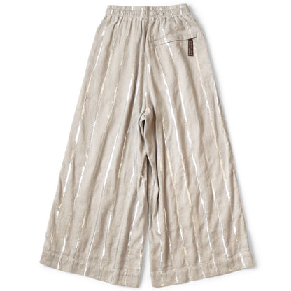 Kapital Linen Glitter Phillies Stripe Rude Baggy Pants