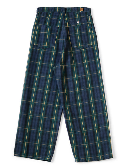Kapital 11oz Tartan Check Port Baggy Pants