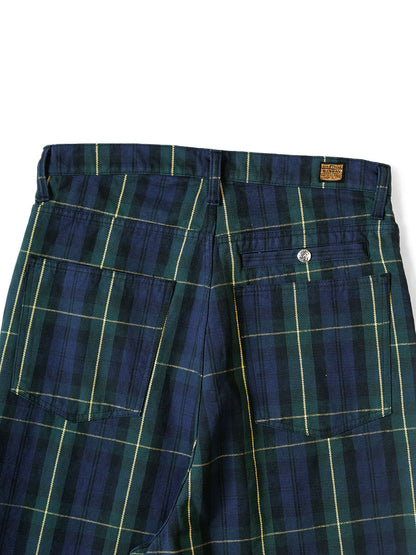 Kapital 11oz Tartan Check Port Baggy Pants