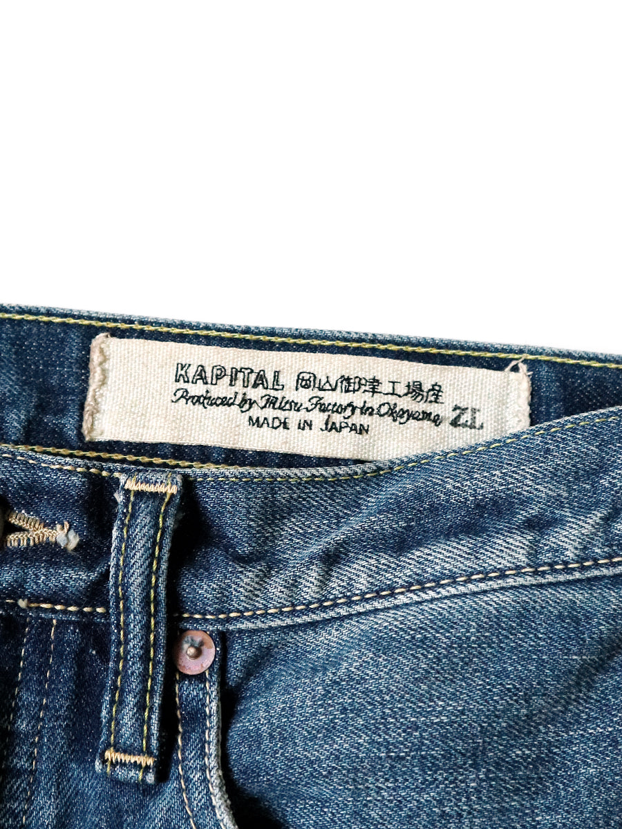 Kapital 13.5oz Zimbabwe Denim 5P Monkey Cisco (Processed)
