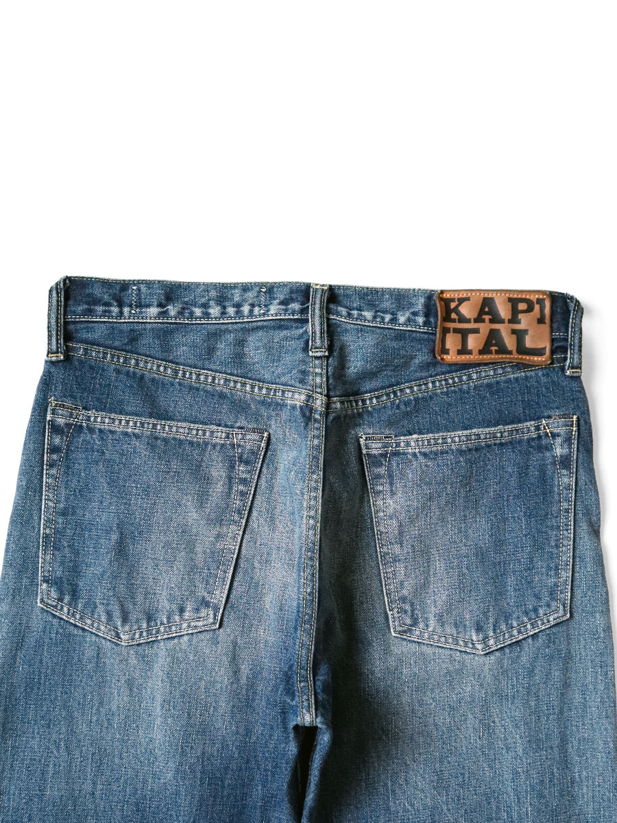 Kapital 13.5oz Zimbabwe Denim 5P Monkey Cisco (Processed)
