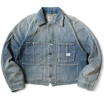Kapital 12oz Denim Cropped Winday Chair Jacket (Short Coverall)