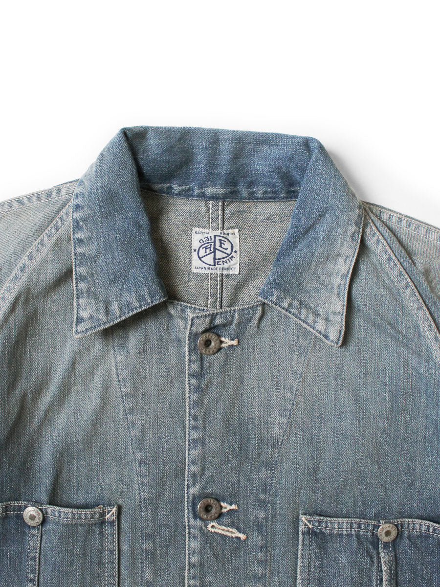 Kapital 12oz Denim Cropped Winday Chair Jacket (Short Coverall)