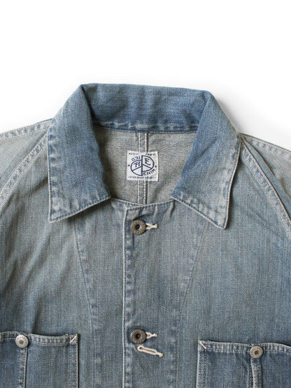 Kapital 12oz Denim Cropped Winday Chair Jacket (Short Coverall)
