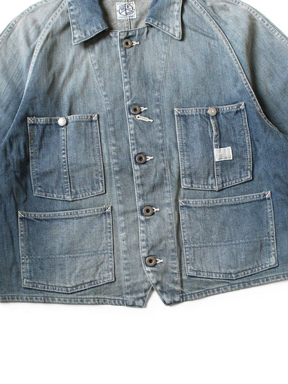 Kapital 12oz Denim Cropped Winday Chair Jacket (Short Coverall)