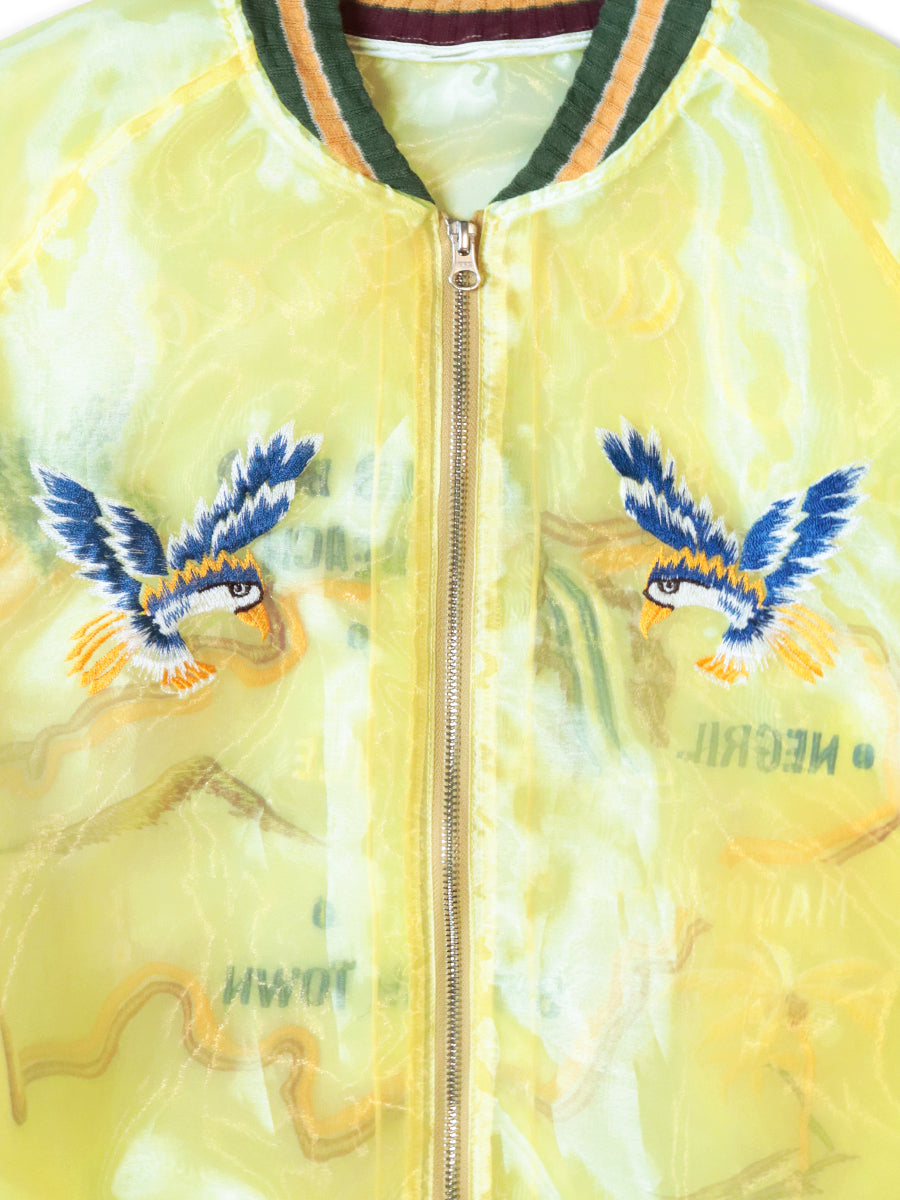 Kapital Sheer Pearl Mosquito Guard Souvenir Jacket (Jamaica)