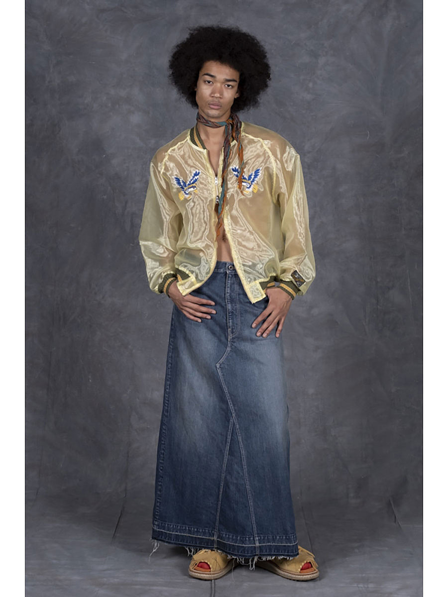 Kapital Sheer Pearl Mosquito Guard Souvenir Jacket (Jamaica)