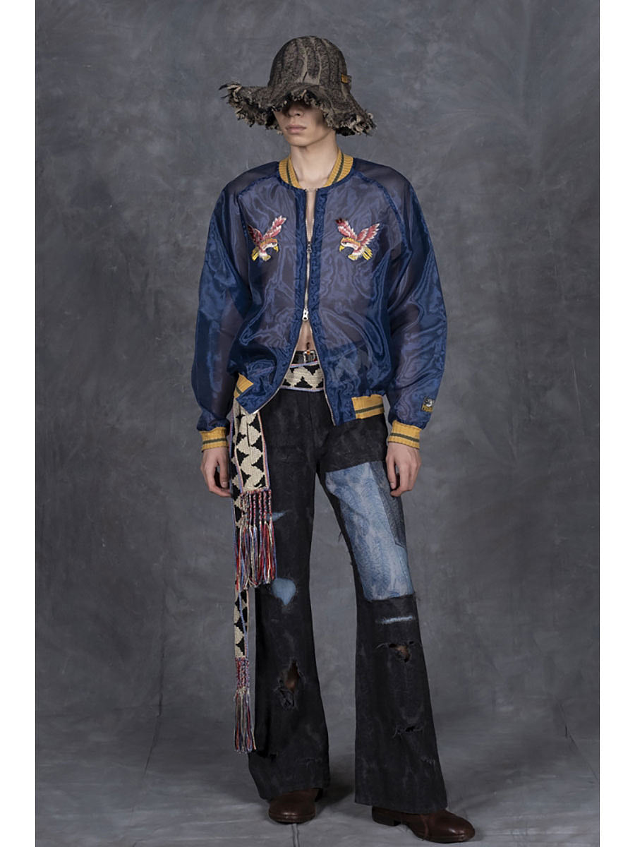 Kapital Sheer Pearl Mosquito Guard Souvenir Jacket (Taiwan)