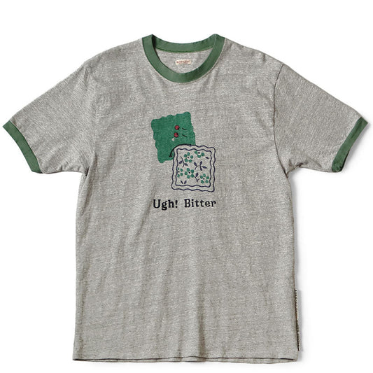 Kapital Top Jersey Ringer T-Shirt (Bitter Peckish Bowy Print)