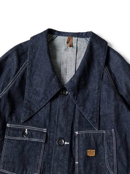 Kapital 12oz Denim Wrangle Collar Bell Coverall