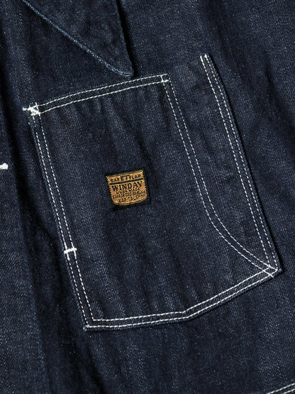 Kapital 12oz Denim Wrangle Collar Bell Coverall