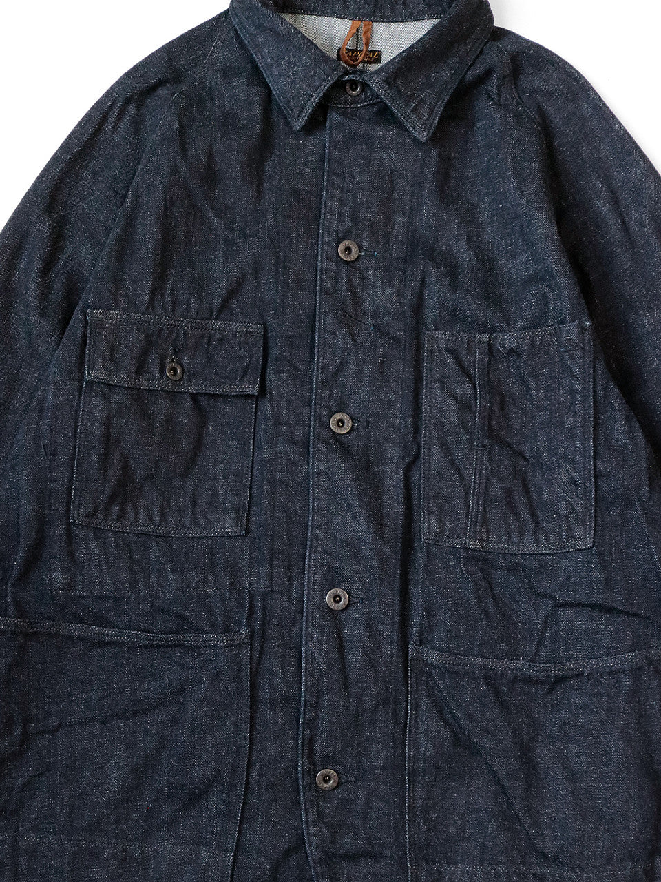 Kapital 12oz Denim Cactus Coverall (Black Thread Version) | COJP