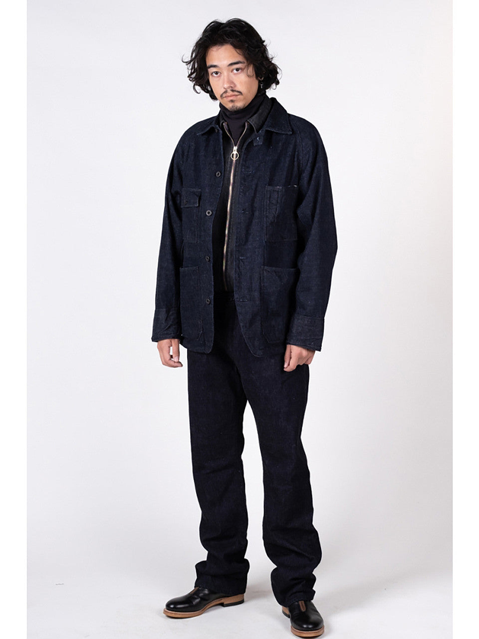 Kapital 12oz Denim Cactus Coverall (Black Thread Version)