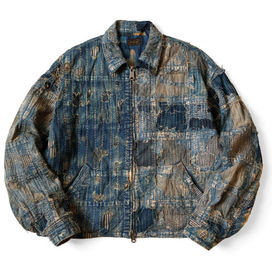 Kapital T Back Boro Zip Drizzler Jacket
