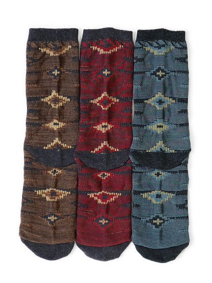 Kapital Black Navajo Socks