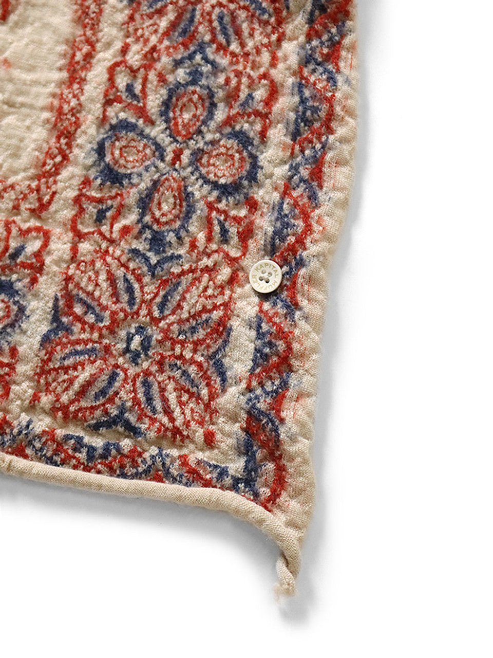 Kapital Colorful Big Felted Wool Bandana Muffler Scarf