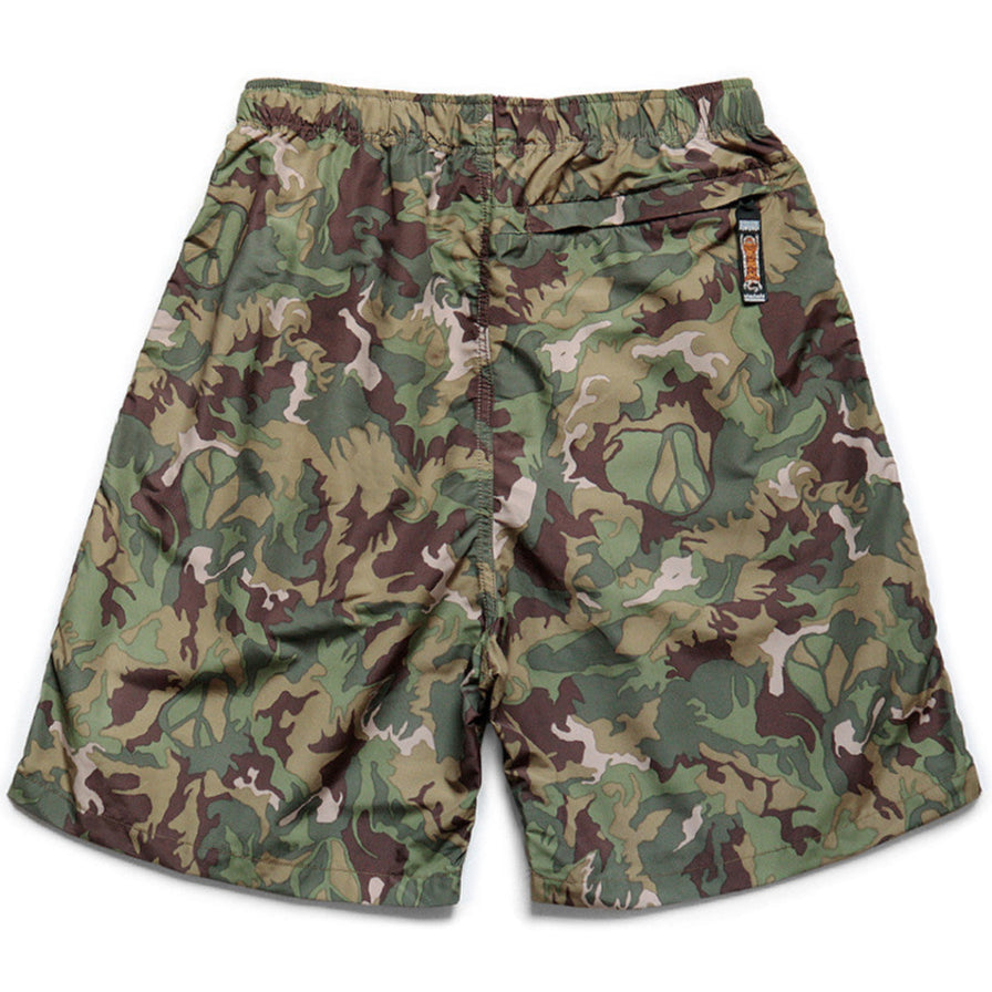 Kapital Quick-Drying Taffeta Piece Camo Easy Shorts