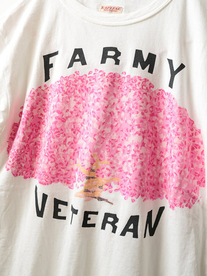 Kapital Tenjiku Crew T (FARMY VETERAN Sakura Print) (2019)