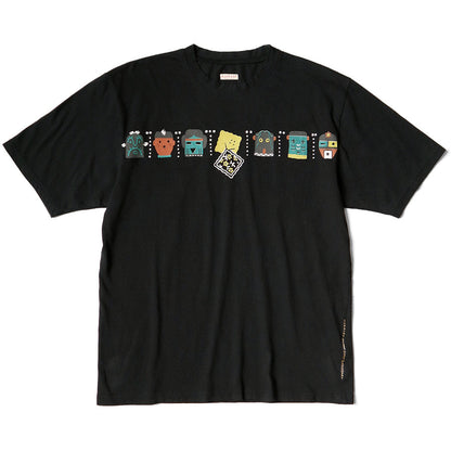 Kapital Tenjiku Crew T-Shirt (Peckish & Kachina Print)