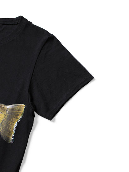 Kapital Jersey Cropped T-Shirt (1 Trout Peckish Rainbowy Print)
