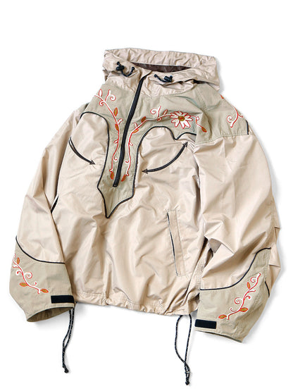 Kapital Poly Taffeta Tennessee Cornflower Parka