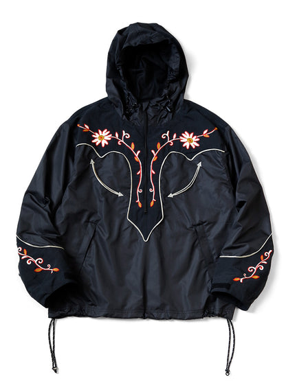 Kapital Poly Taffeta Tennessee Cornflower Parka