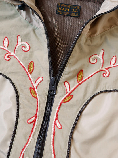 Kapital Poly Taffeta Tennessee Cornflower Parka
