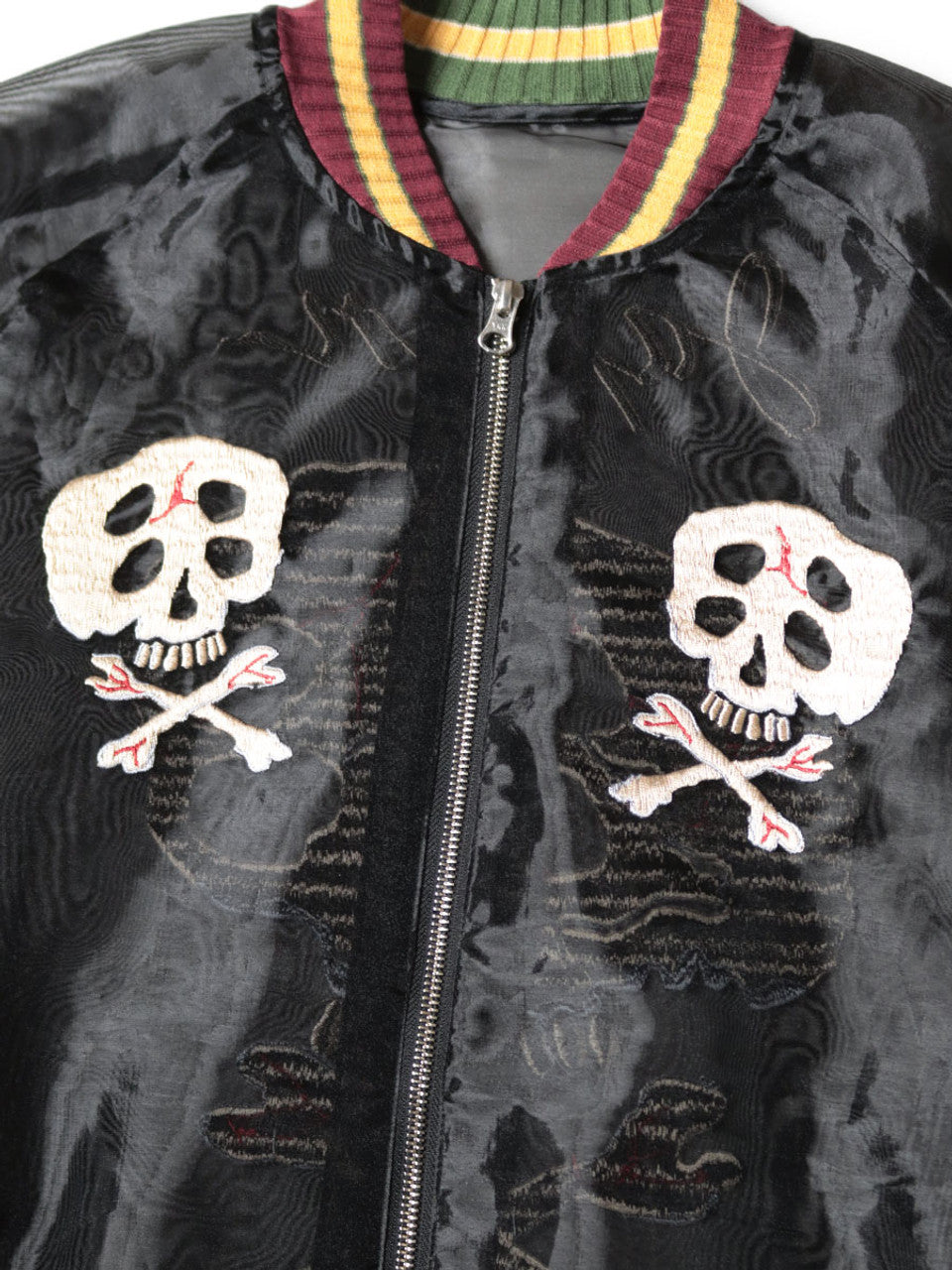 Kapital Sheer Pearl Mosquito Guard Souvenir Jacket (Rain Skull)